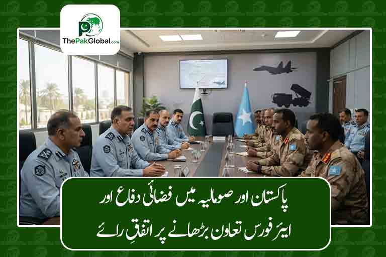 پاکستان اور صومالیہ میں فضائی دفاع اور ایئر فورس تعاون بڑھانے پر اتفاقِ رائے