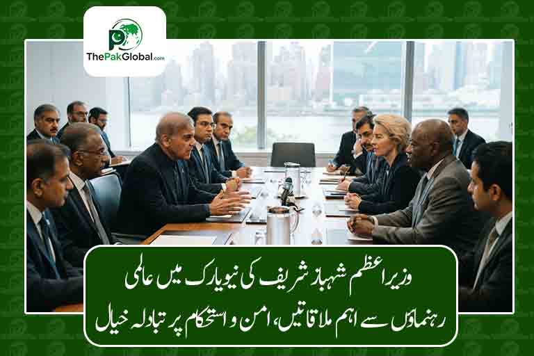 وزیراعظم شہباز شریف کی نیویارک میں عالمی رہنماؤں سے اہم ملاقاتیں، امن و استحکام پر تبادلہ خیال