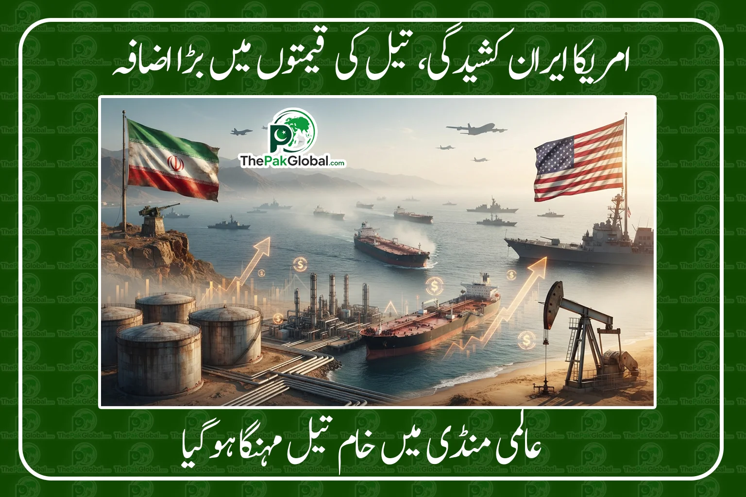 امریکا ایران کشیدگی، عالمی منڈی میں تیل 95 ڈالر سے تجاوز