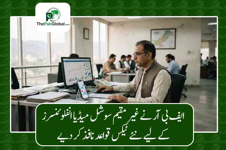 ایف بی آر نے غیر مقیم سوشل میڈیا انفلوئنسرز کی آمدن پر ٹیکس قواعد نافذ کر دیے