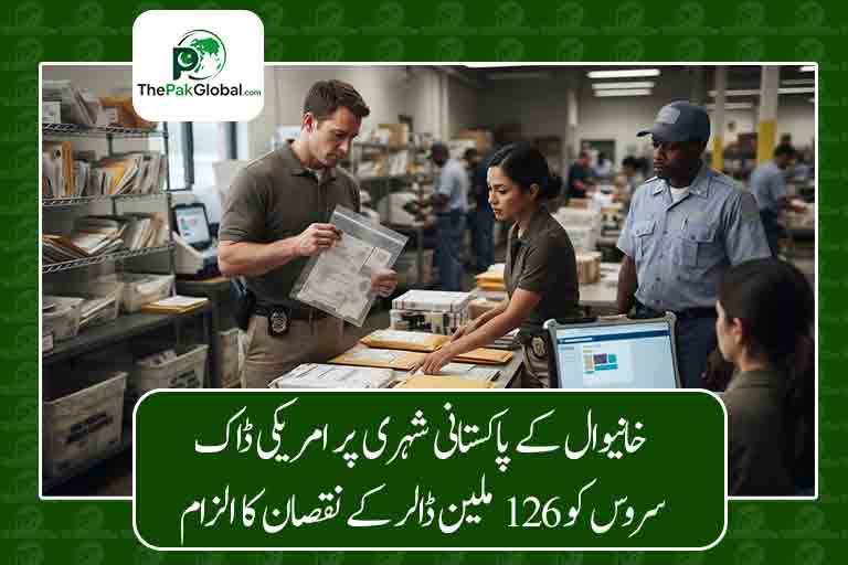 خانیوال کے پاکستانی شہری پر امریکی ڈاک سروس کو 126 ملین ڈالر کے نقصان کا الزام