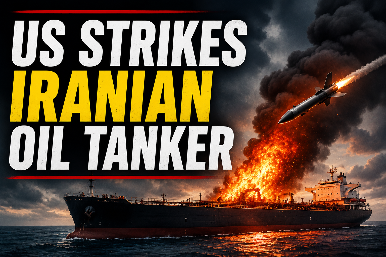 US Strikes Iranian Oil Tanker