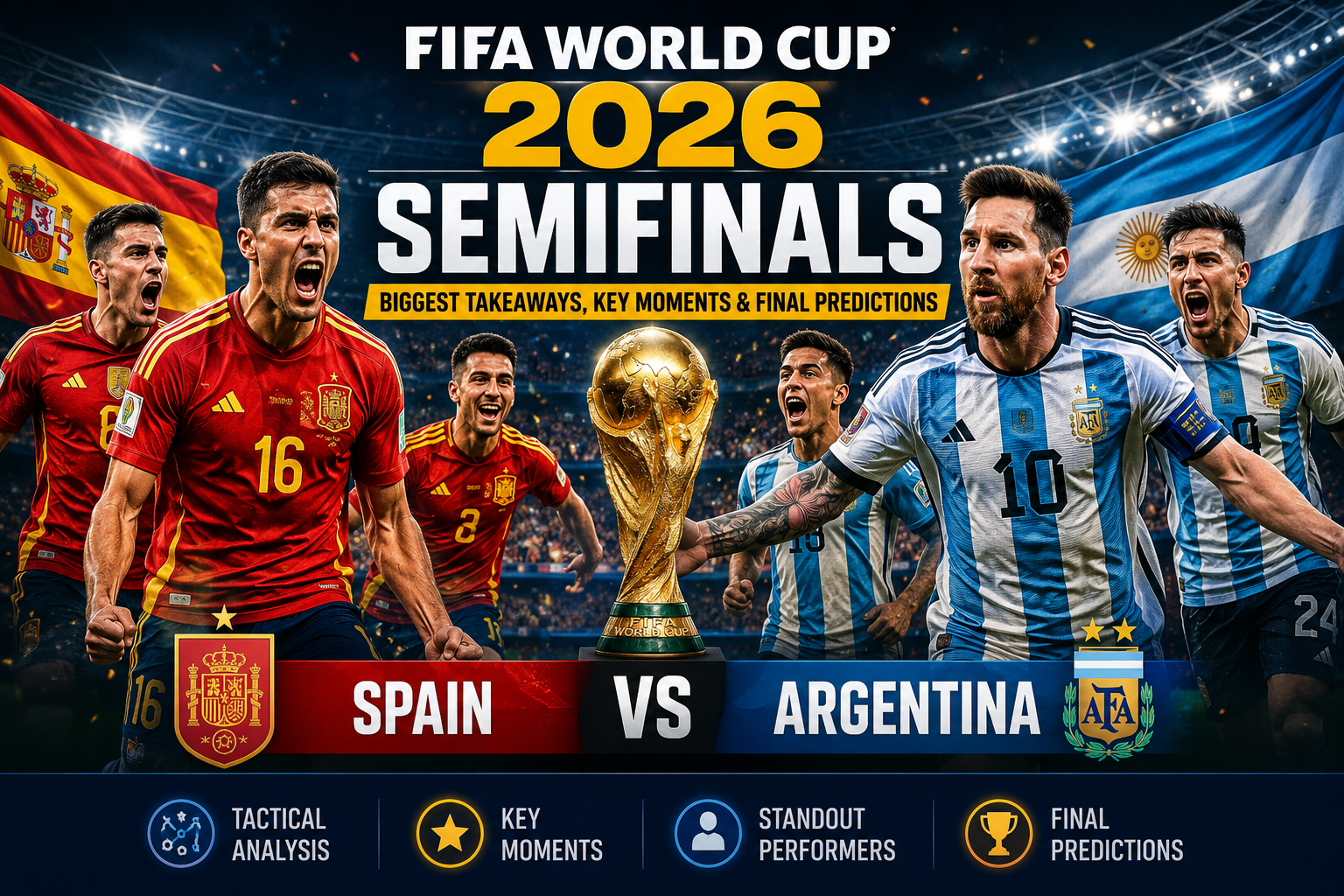 FIFA World Cup 2026 Semifinals: Biggest Takeaways, Key Moments & Final Predictions