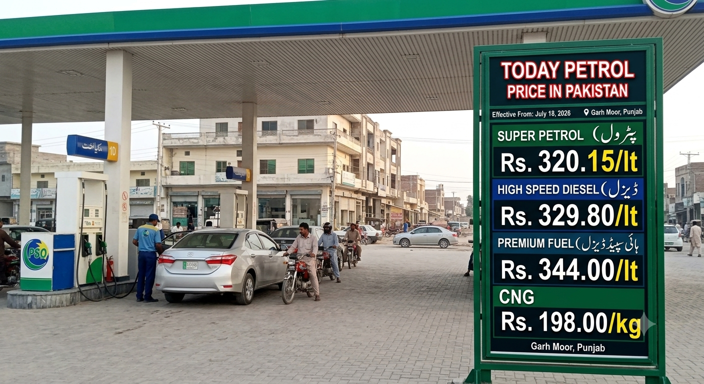 Today Petrol Price in Pakistan